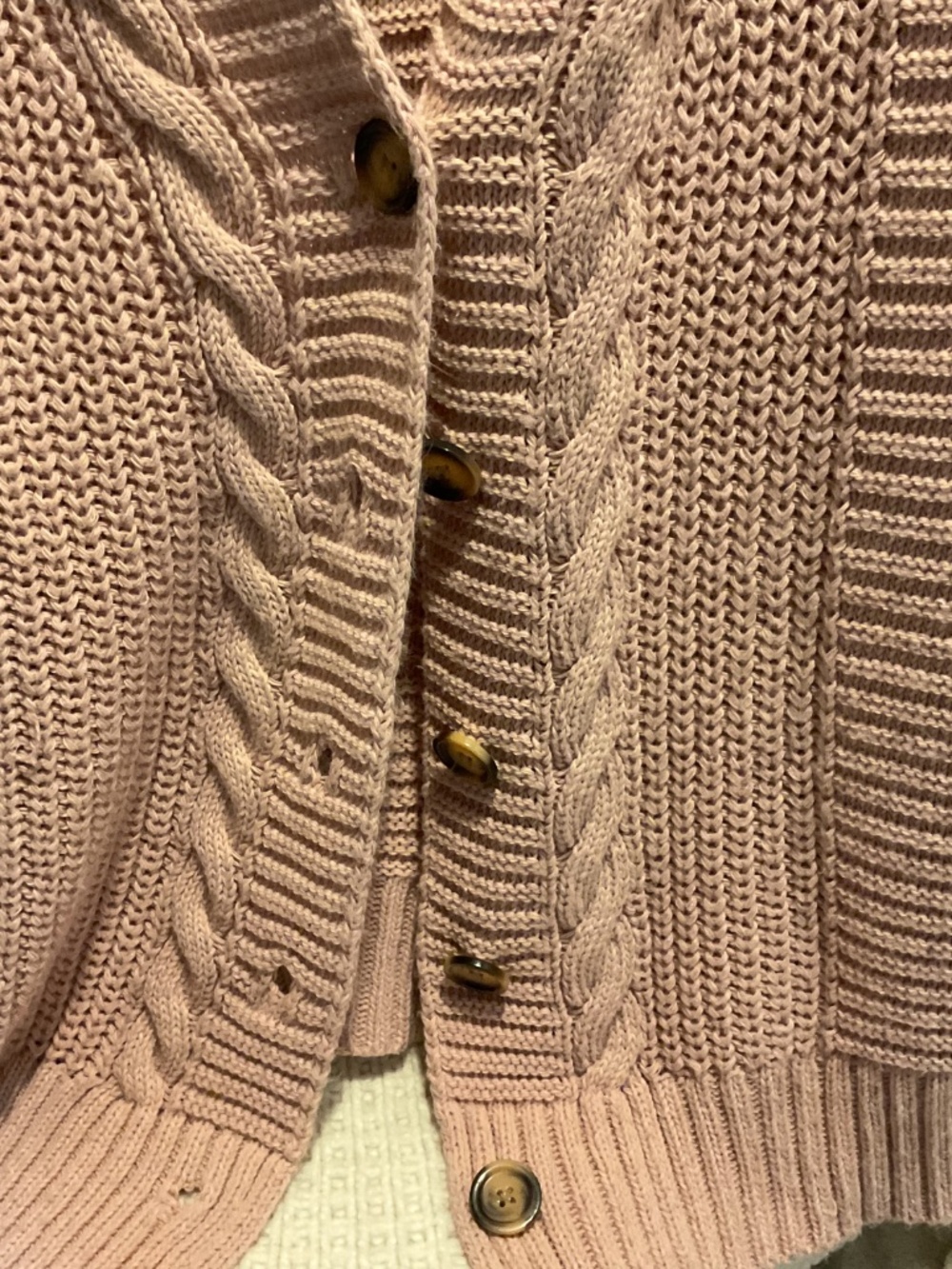 Pink cardigan large - Picture 2 of 5